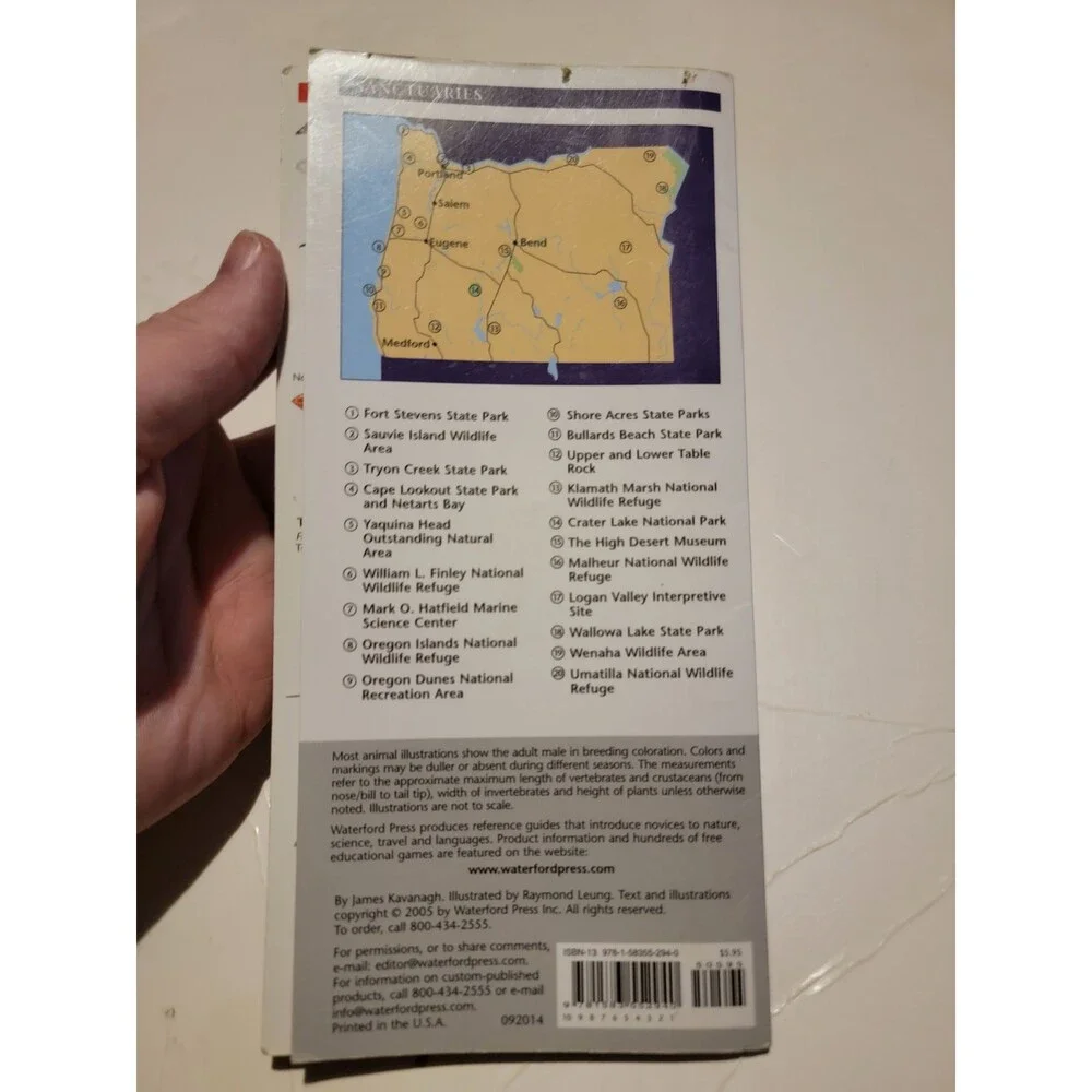 Oregon Wildlife Pocket Guide Naturalist Introduction To Familiar Species